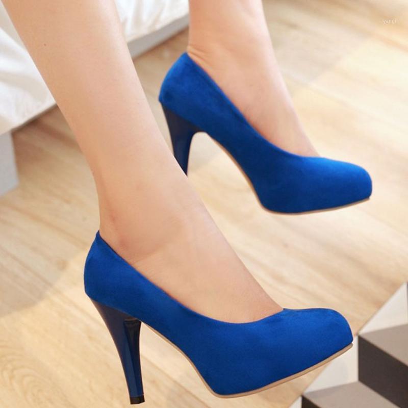 

Lapolaka 2020 Big Size 43 Thin High Heels Slip On Elegant Platform Pumps Spring Office Ladies Party Wedding Women Shoes Female1, Beige