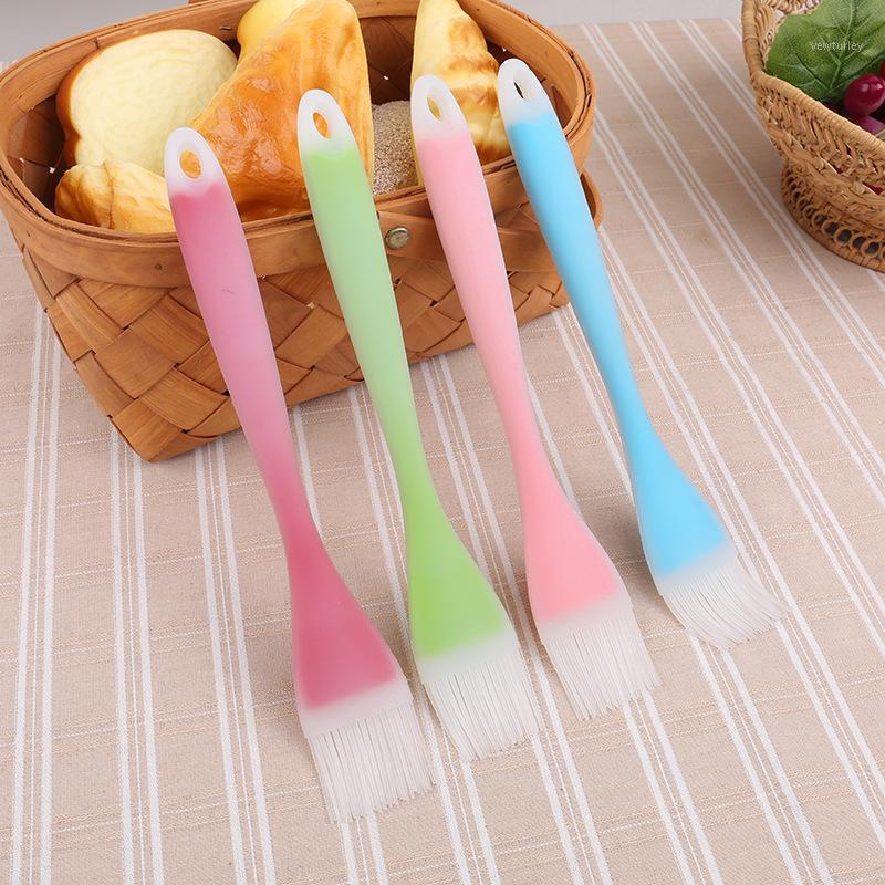 

BBQ Tools Silicone Oil Brush High Temperature Silicone Baking Bakeware Bread Cook Pastry Oil Cream BBQ Tools Basting Brush1, Blue