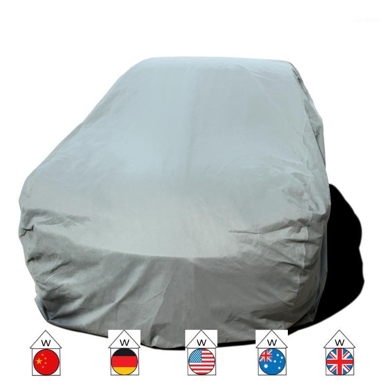 

Nonwoven Fabric Waterproof SUV Car Cover Outdoor Sunscreen rain insulation thick general protective cover1