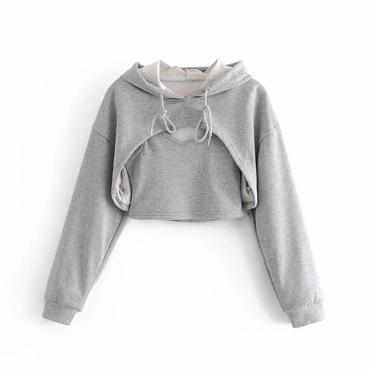 

2021 New Autumn European and American Women's Two-piece Sweater Long Sleeve Factory Direct Sales Qhvp, Black