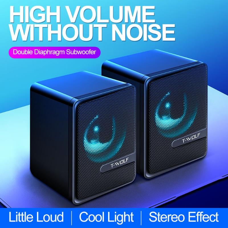 

Mini Computer Speaker USB Wired Speakers 3D Stereo Sound Surround Loudspeaker For PC Laptop Notebook Not bluetooth Loudspeakers