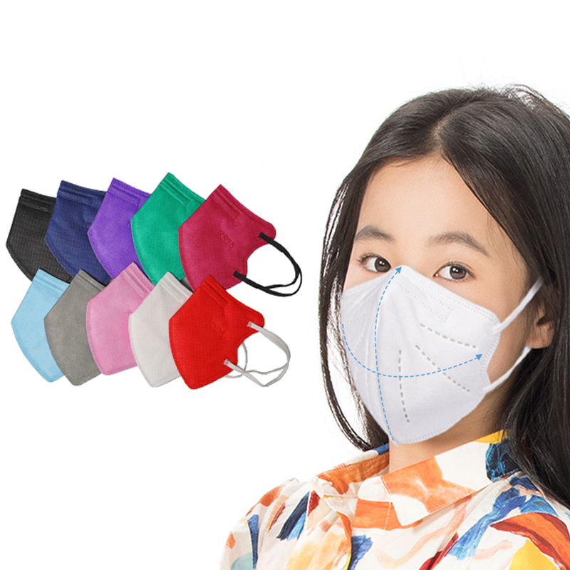 

KN95 Kid Mask 5 layers Face Masks with Individual Package 10 Colors