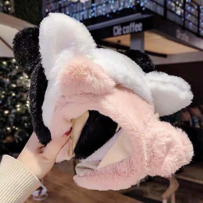 

Cute Cat Ear Headband for Girl Plush Face Wash Headband Kawaii Accessorie Pink Hair Band Fashion Korean Hair Accessories