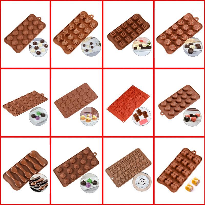 

SILIKOLOVE Chocolate Molds Cake Decorating Tools 3D Candy Gummy Silicone Mold Dessert Mold DIY Baking Cookie Tray For Cake Craft1