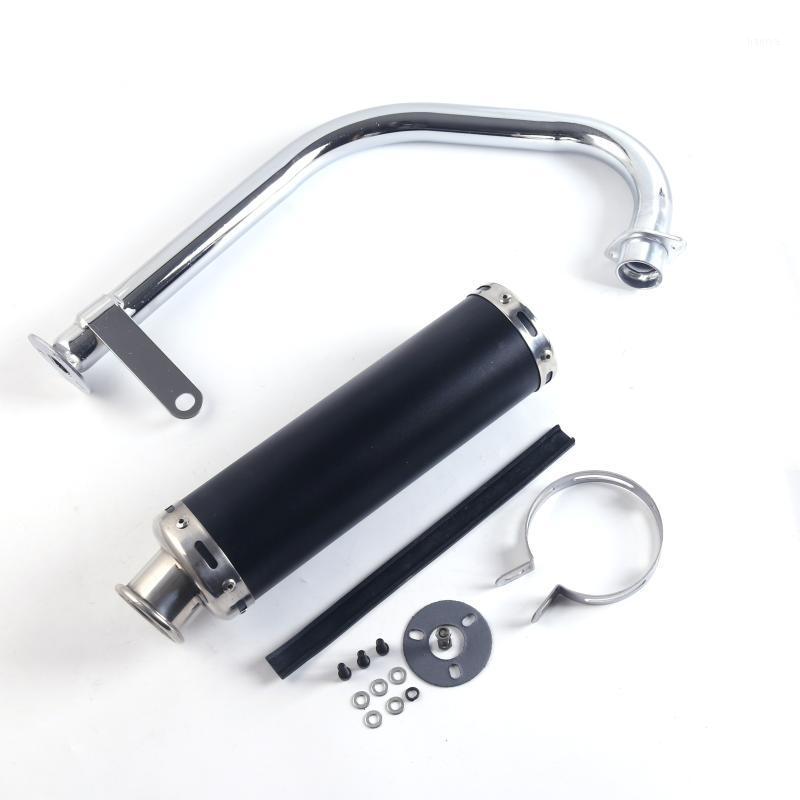 

CG125 CG150 CG200 Motorcycle Exhaust Muffler Full System With DB-KILLER CG 125 150 200 with contact pipe1