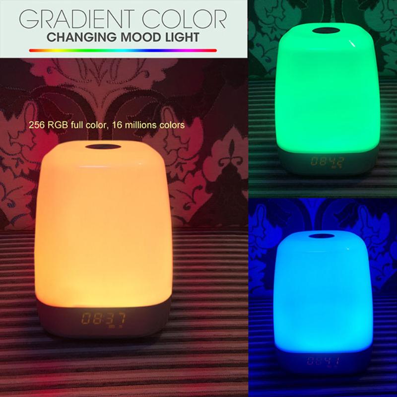 

Multicolor Photography Lights LED Lamp with Electronic Alarm Clock for Photography Studio Decorations Party Birthday Gifts