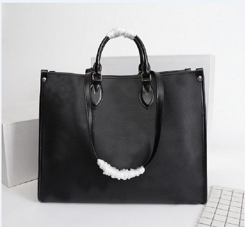 

GM41CM Black Embossed Flower Totes ONTHEGO Handbag NEW Women Handbag Fashion Large Duplex Printing Different Style Top Quality Designer Bag Designer Casual Tote, Black embossed+black inside