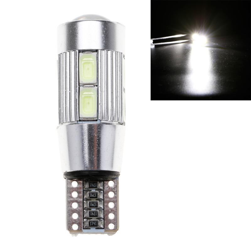 

T10 5630 5730 10SMD LED Canbus No Error Auto Car Lights Side Replacement Bulbs