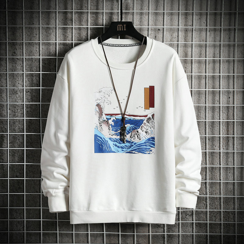 

New 2021 Solid Print Black White Color Sweatshirt Men's Hoodies Spring Autumn Hoody Casual Streetwear Clothes G1er, Df31 d