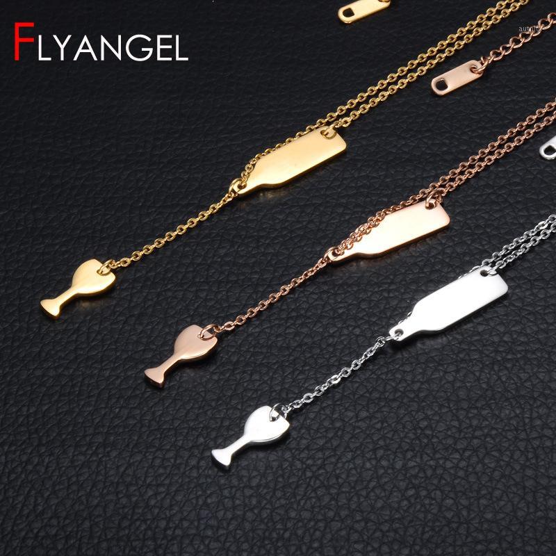 

2020 New Fashional High Quality Red Wine Bottle Necklace Jewelry Gifts To Wine Lovers Tag Necklace Woman Friends Best Sisters1