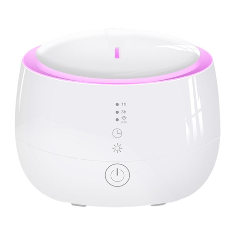 

Air Humidifier Home Bedroom Silent USB Humidifier Office Desk Smart 7-Color Light 300ML for ALEXA(EU Plug