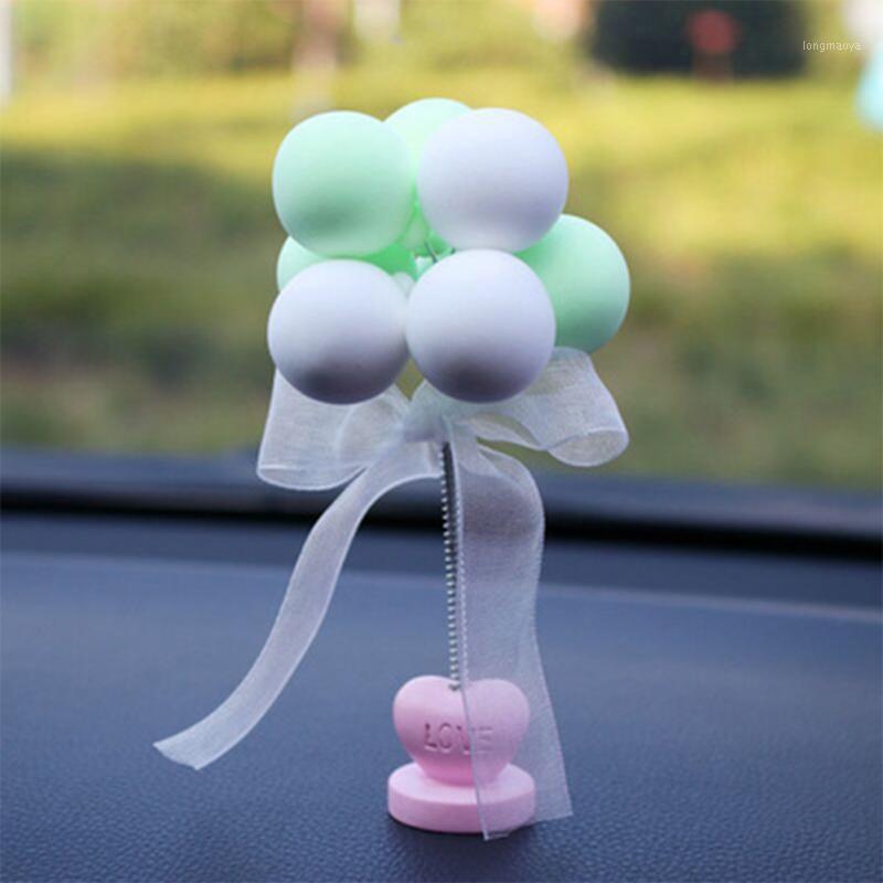 

Auto Interior Clay Colorful Lovely Car Dashboard Home Party Decoration Balloon Desktop Ornaments Car Interior Accessories 2020 N1