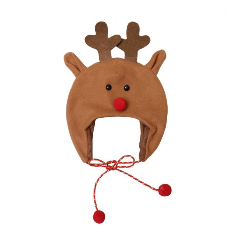 

Christmas Earflap Hat Santa Snowman Elk Cartoon For Children Party Wear Novelty1