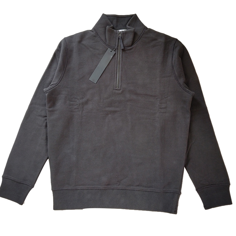 

High Quality Classical Design Sweatshirt Stand Collar Streetwear Jogger Pullover, Brown-21fw 61920