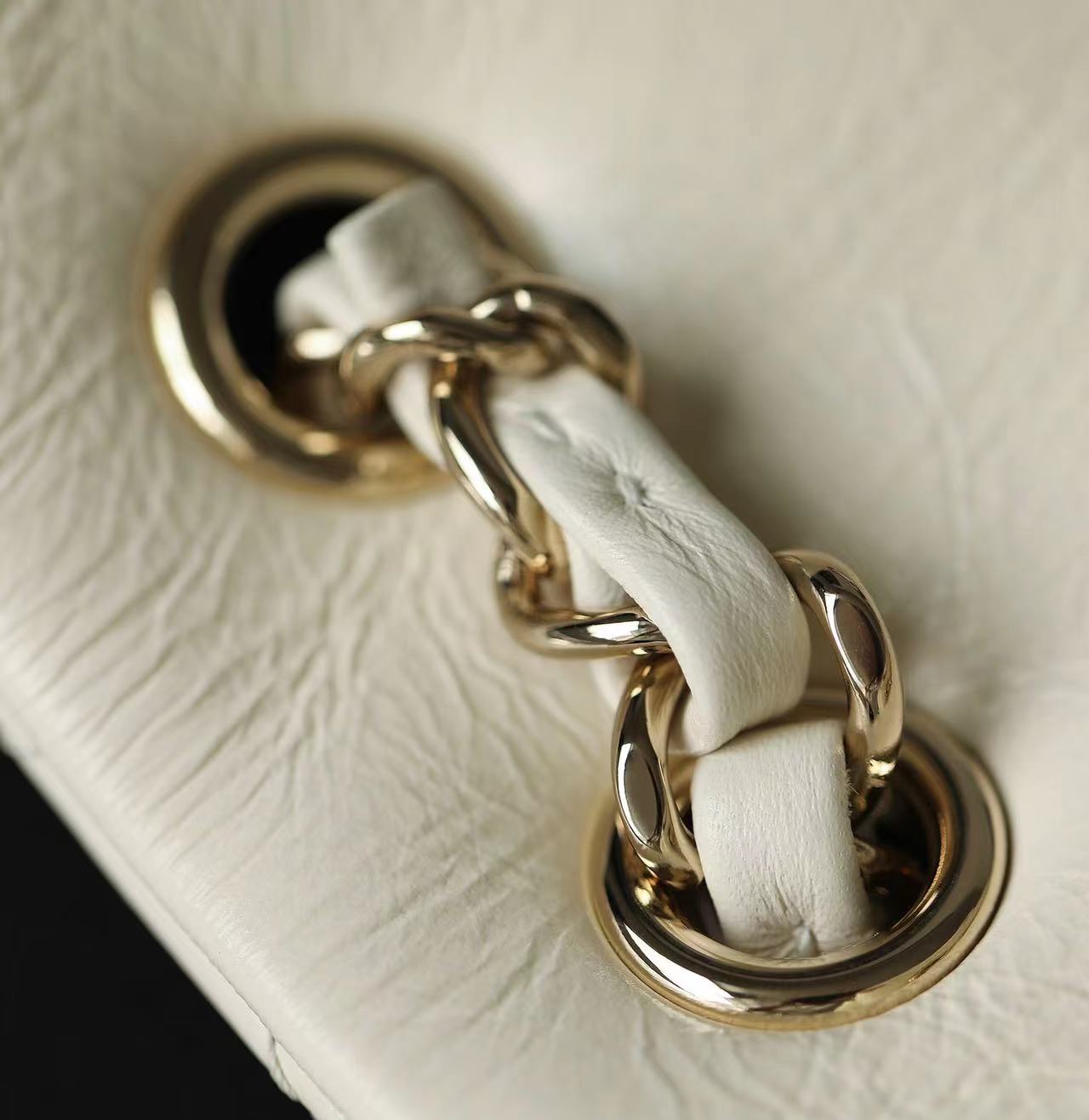 

2022 Top 7A+ quality 22C duma vintage small mini bags classic gold tone metal quilted flap drawstring backpacks women crinked calfskin white black handbags, Other style contact us