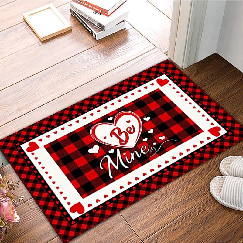 

2021 New Valentine's Day Welcome Doormats Home Carpets Decor Carpet Living Room Carpet Gifts For Adults girls Bathroom Tools#4