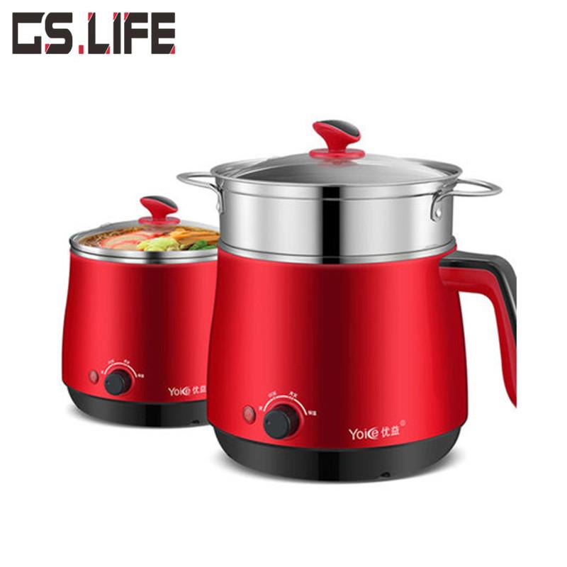 

Multi Household Cookers 220V 1.5L Student Dormitory Cooking Noodle Pot Small 600w Electric Skillet 1-2 Person