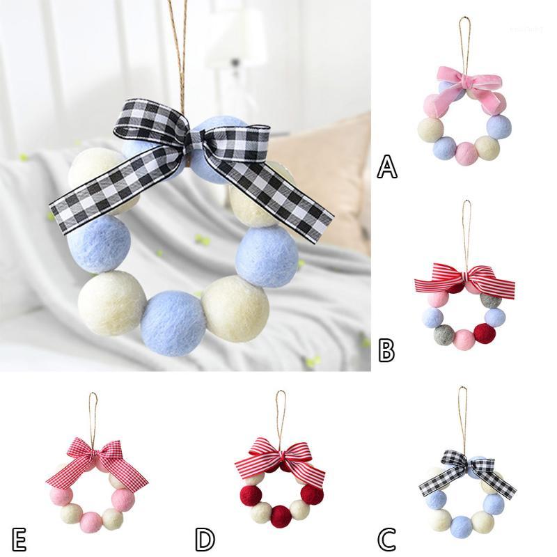 

Wool Mini Wool Ball String Christmas Wreath Ornament Toy Handmade ball jewelry Hair Accessories Doll Mini Felt DIY1