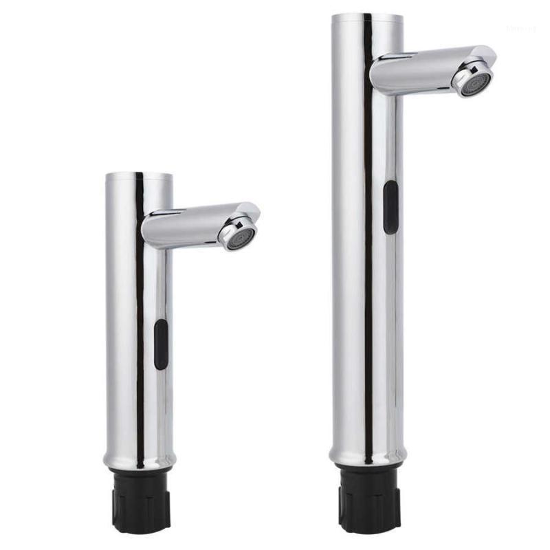 

Basin Faucets G1/2in Single Cold Touchless Automatic Sensor Faucet for Bathroom Non-Contacting Hands Cleaning Accessories1