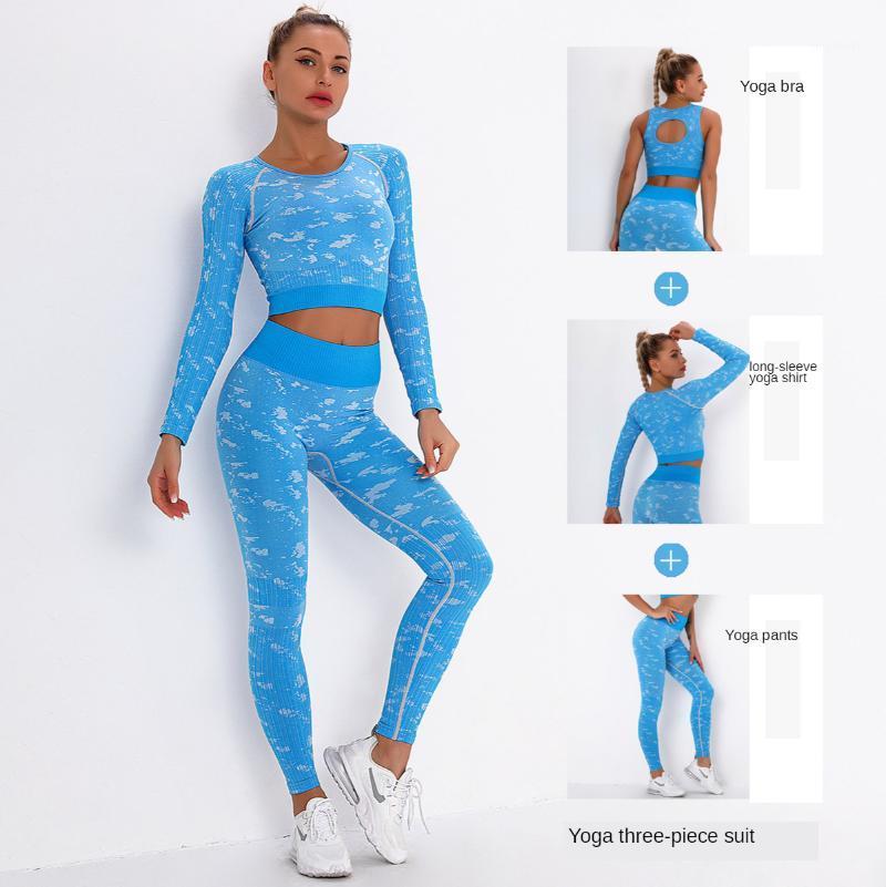 

2Pcs/3Pcs Women's Tracksuit Seamless Yoga Set Gym Fitness Clothing Sportswear Female Workout Leggings Top Bra Sport Clothes1, Black bra pants