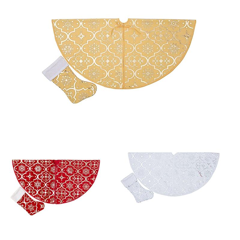 

Christmas Tree Skirt Christmas Tree Decoration Bottom Apron Skirt