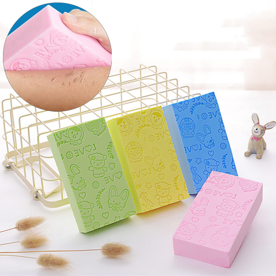 

Body Shower Exfoliating Sponge 13*7*3cm Printed Adult Bathing Sponge Bath Artifact Powerful Remove Mud Decontamination Bath