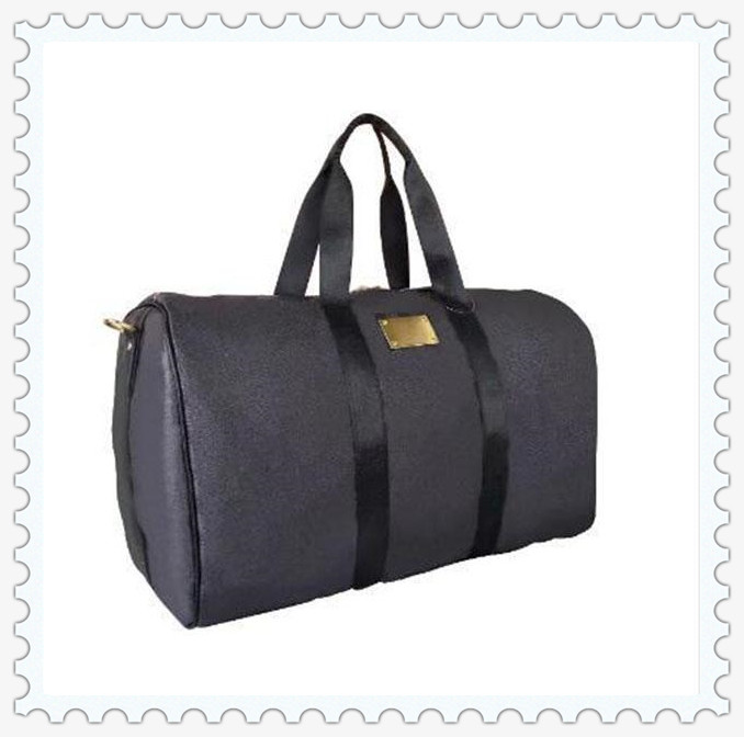 

ZZ Fashion Unisex Travel Bag Pu Leather Duffle Bag Luxury Designer Handbags Large Capacity Sport Totes Crossbody Bags 55X26X34CM
