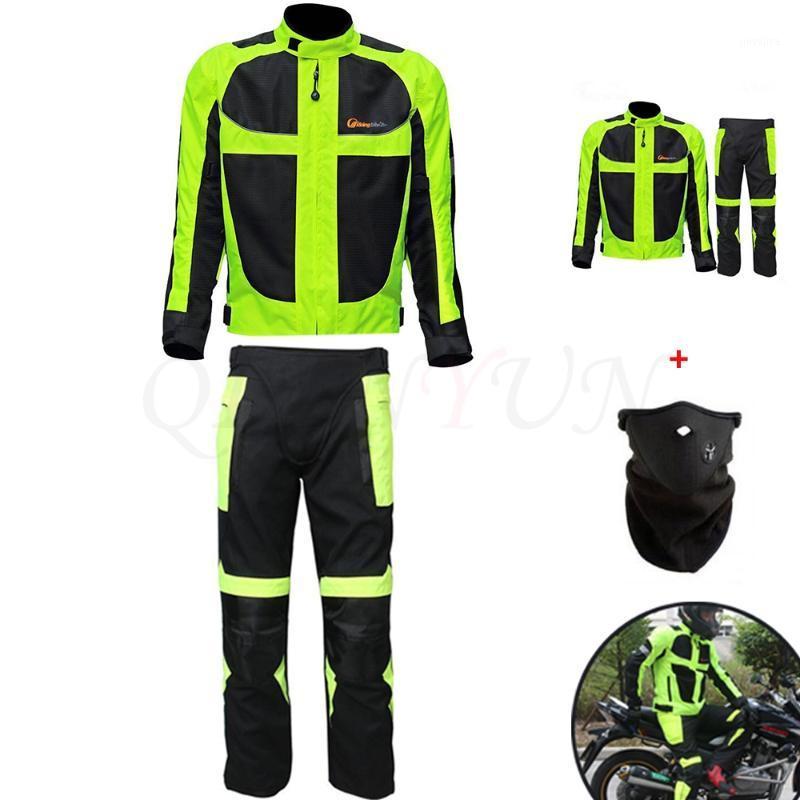 

Summer Winter Motorcycle Jacket Men's Woman's Motorbike Riding Reflective Breathable Warning Coat with Protective Gear1