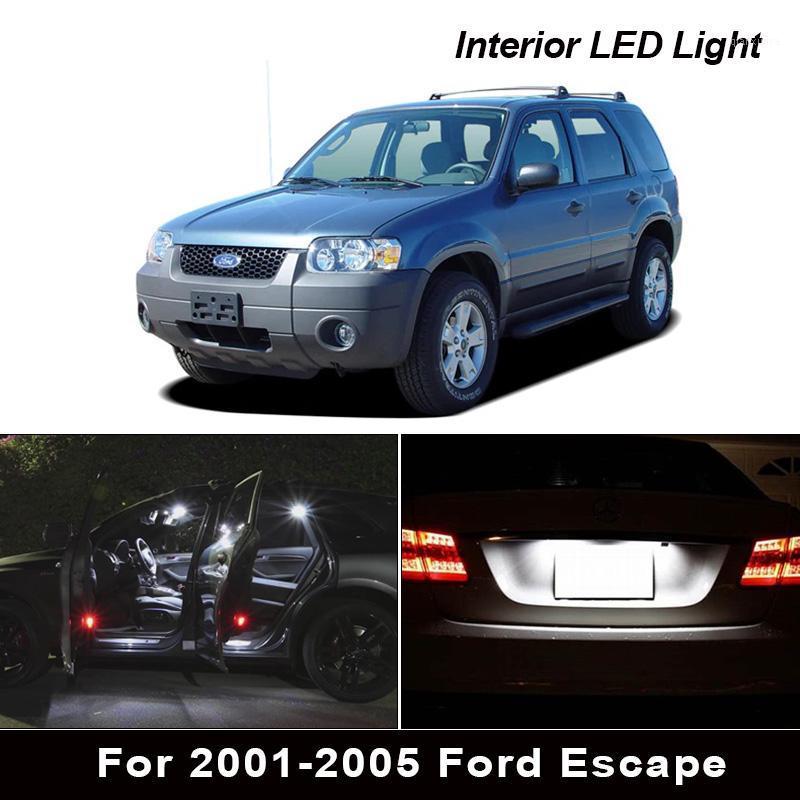 

12Pcs Canbus Error Free Car Accessories LED Interior Light Kit For 2001-2005 Escape Map Dome Trunk License plate light1, As pic