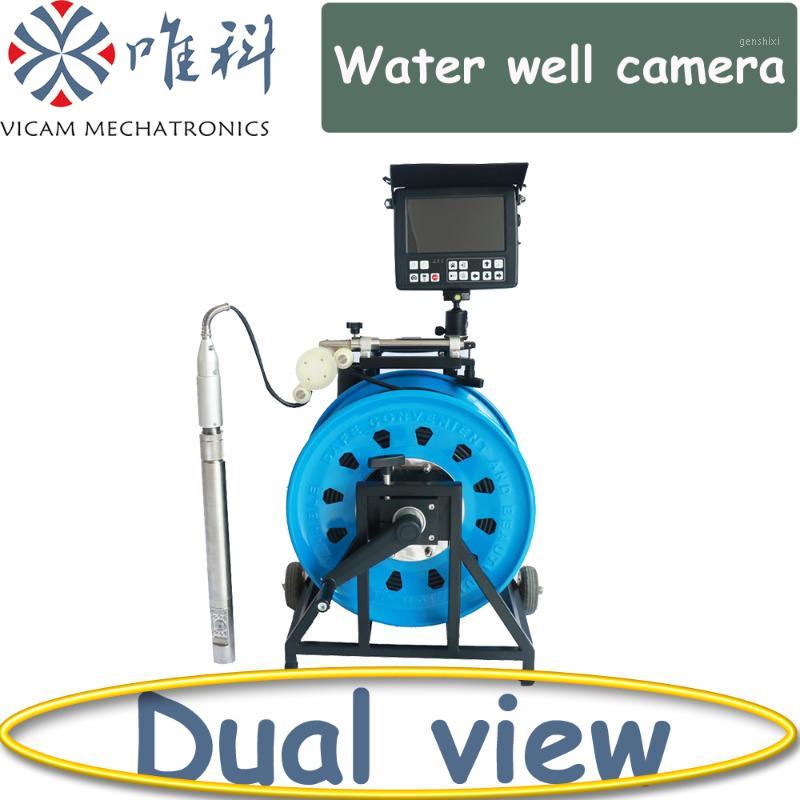 

8inch HD screen /200m manual reel/ dual camera head water pipe inspection camera with depth counter function V8-BCS1