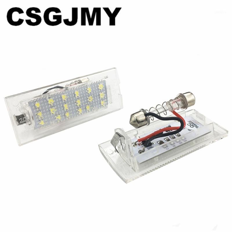 

2pcs/set 18 LED Error Free License Number Plate Light For X5 E53 X3 E83 1999-2006 X3 E83 2003-2010 Car Styling Accessories1, As pic