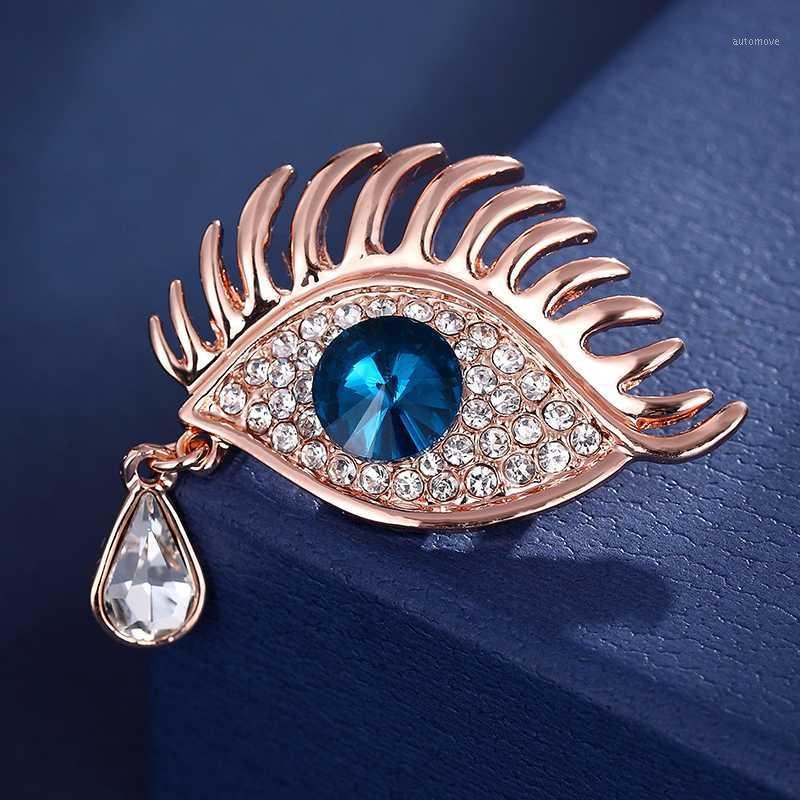 

Fashion Metal Eye Rhinestone Brooches Insect Brooch Pins Bag Clothing Badge Jewelry Accessories For Women Christmas brooch gift1