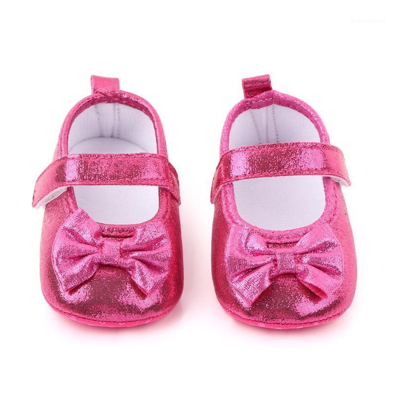 

Solid Color Princess Shoes Baby Girls Shoes Soft Sole Infant Toddler First Walkers Baby Crib Girls Dress1, Pink
