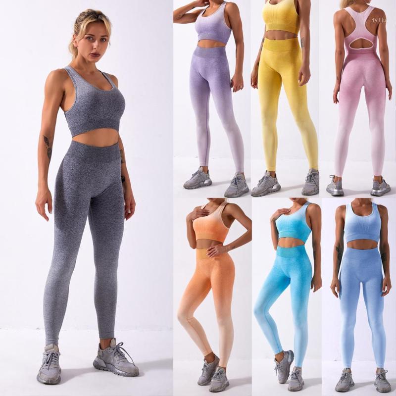 

Seamless Yoga Set Tie Dye 2 Piece Fitness Tracksuit Sports Padded Bra Top Leggings Tights Suit Gym Clothing Women Sportswear20201, Purple