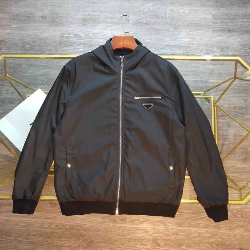 

Men's Jackets men limited s hoodies classic casual jacket Reversible design Metal triangle embroidery Imported reable nylon material letter zipper VWJ1, Hand package