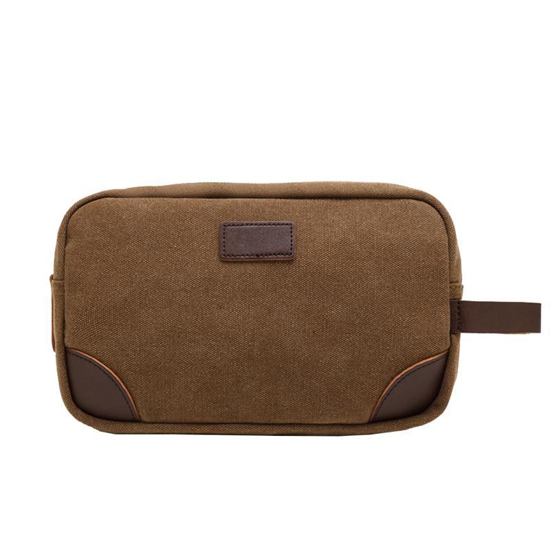 

coofit 1pc Unisex Cosmetic Bag Casual Portable Makeup Pouch Toiletry Bag Coin Pouch Bags For Outdoor Travel