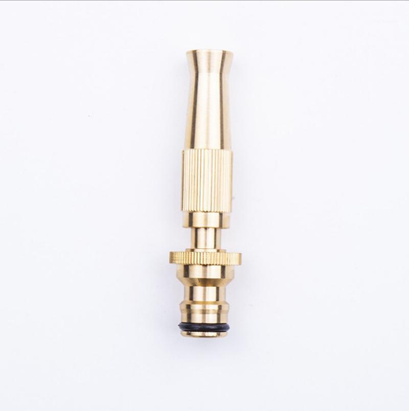 

Garden Irrigation Spray Gun Adjustable Brass Sprinkler Garden Hose Sprinkler System Car Wash lawn Watering Water Gun 1 Pc1, Yellow