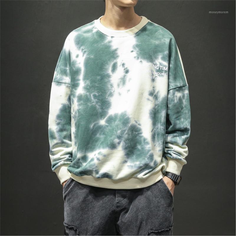 

Camo Hoodies Men Fashion Printing Casual Hoodie Men O-neck Cotton Sweatshirt Man Streetwear Loose Hip Hop Pullover Hoody -5XL1, Green