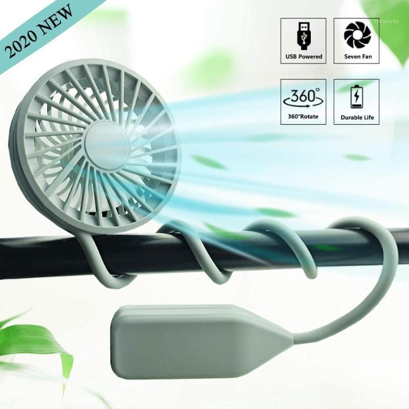 

USB portable fan cold fan hands free neck hanging rechargeable mini sports 3-speed adjustable neck dual Home Office1