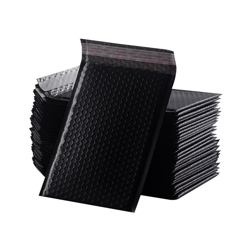 

100pcs Waterproof Bubble Bags Black Poly Bubble Mailer Padded Envelopes For Gift Packaging Lined Poly Mailer Self Seal Bag