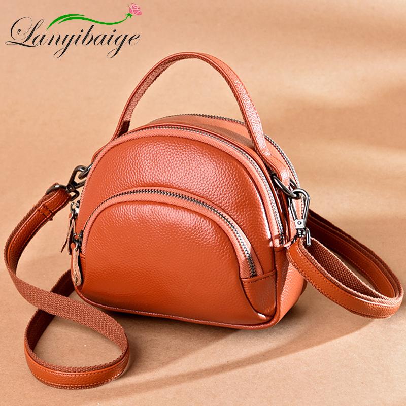 

Cowhide High Quality Leather Ladies Handbag Shoulder Bags Ladies Packe Designer 2021 Casual Simple Small Square Bag, Purple