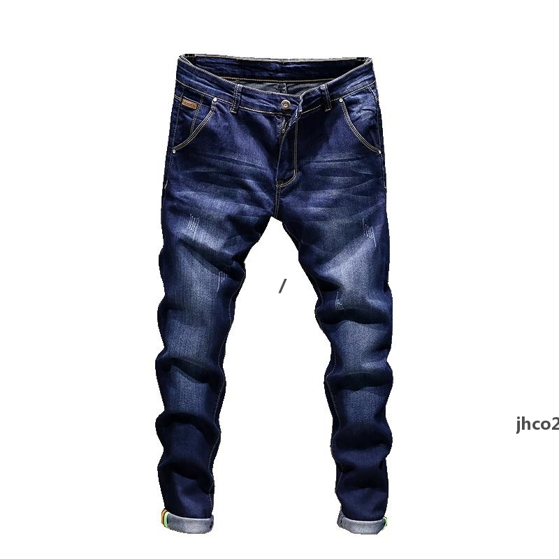 

JH Fashion Skinny Jeans Men Straight Slim Elastic Jeans Mens Casual Biker Male Stretch Denim Trouser Classic Pants, Light blue