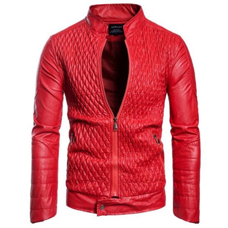 

Classic Fashion Europe/US size Men Leather Jacket Europe America Classic Motorcycle Leather Jacket New Design PU Biker, Black