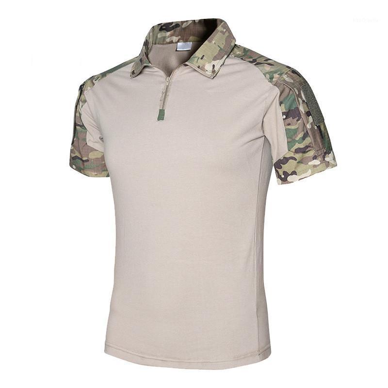 

Camouflage Tactical T Shirt Men Short Sleeve US Army Combat BDU Shirt Multicam Assault Hiking Hunting Shirts1, Black