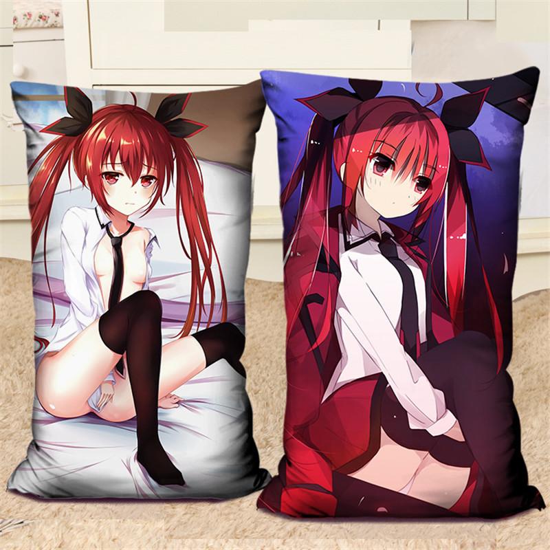 

Pillow Amellor 40x60CM Decorative Pillows Date A Live Cartoon Cushion Soft Two-sides Printed Anime Sexy Girls Gifts