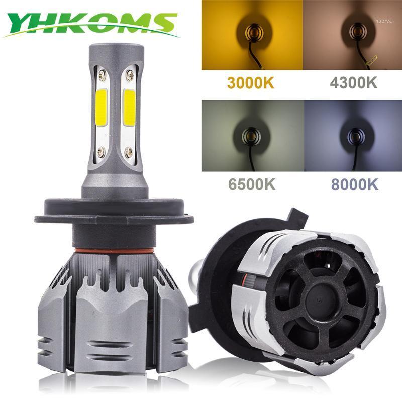 

YHKOMS Car Light Bulbs LED H4 H7 H11 LED H1 H3 H8 H9 9005 9006 880 881 H27 3000K 4300K 6500K 8000K Car Headlight Fog Bulb 12V1