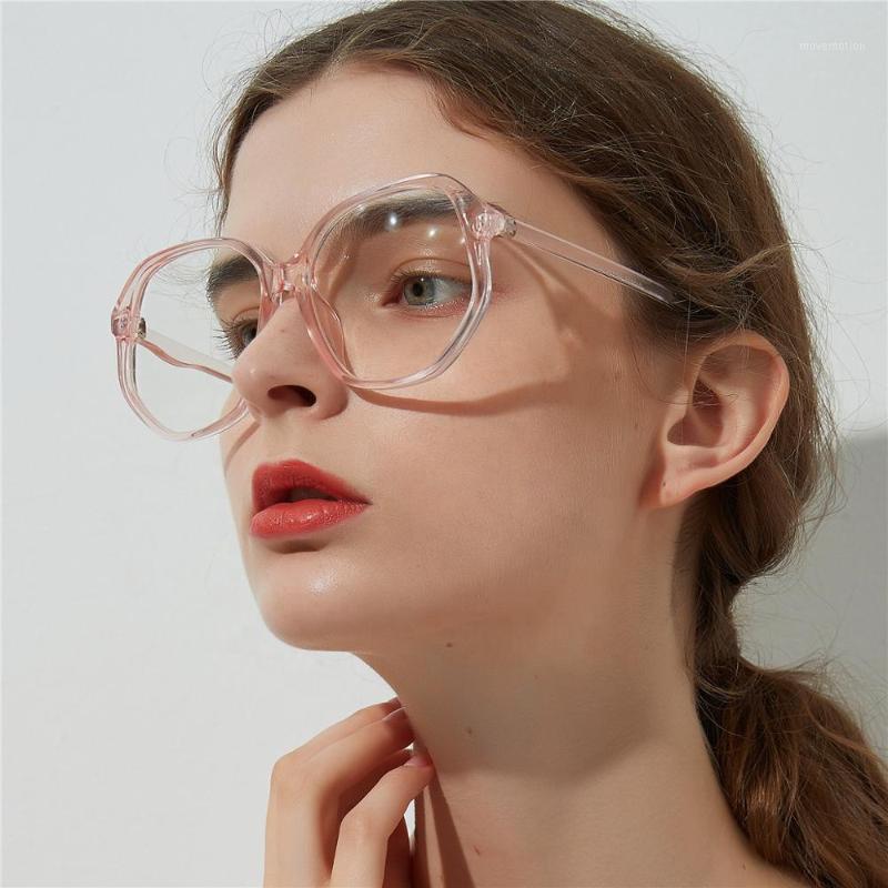 

2020 Transparent 90S Big Frame Popular Candy Color Sun Glasses Party Pink Models brand Sunglasses Women Oversize Luxury Fashion1