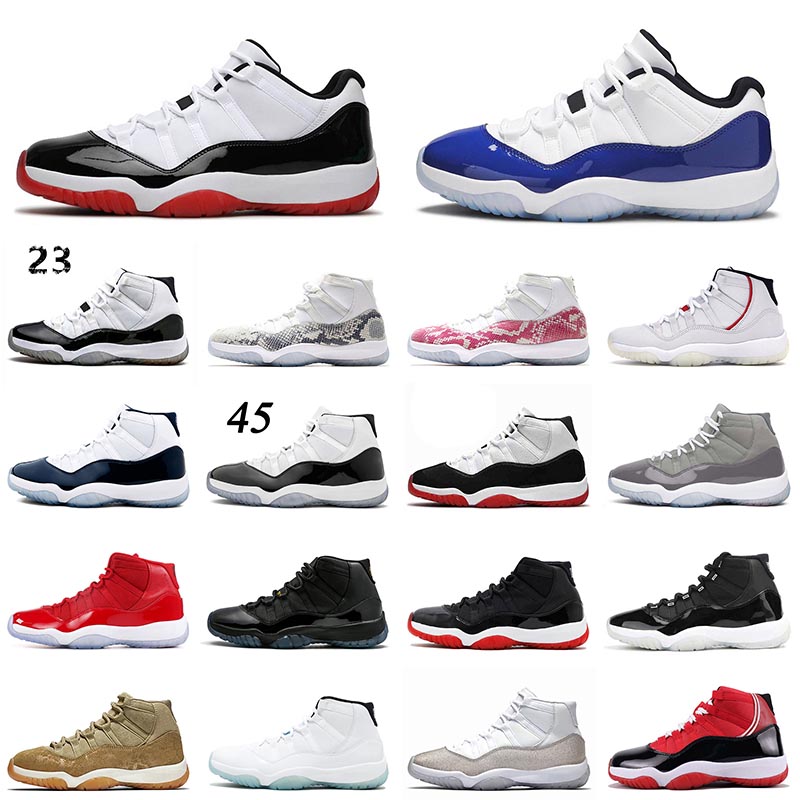 

Top Fashion 2021 Bred 11 11s Low Wmns Concord for men women Jumpman UNC Win Like Space Jam 25th Anniversary Trainers Sneakers 36-47, A62 36-47 high white bred