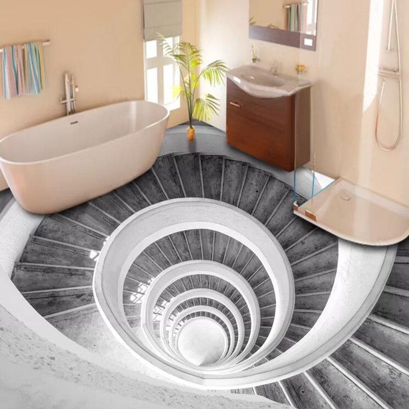 3D Bathroom Floor Art / 5 Steps To Install 3d Flooring In Your Bathroom