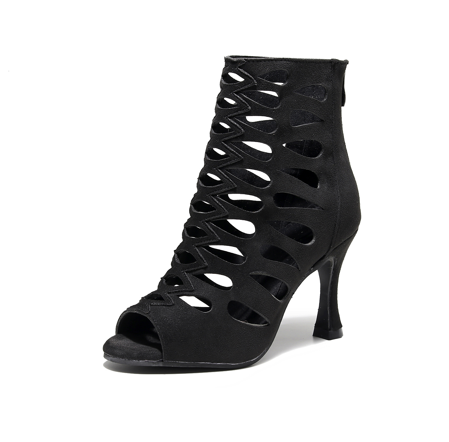 

Open Ballroom Latin Shoes Woman Discounts for Women's Dance Promotions Dancing Boots Better Jazz Gigm, Six inches heel 1